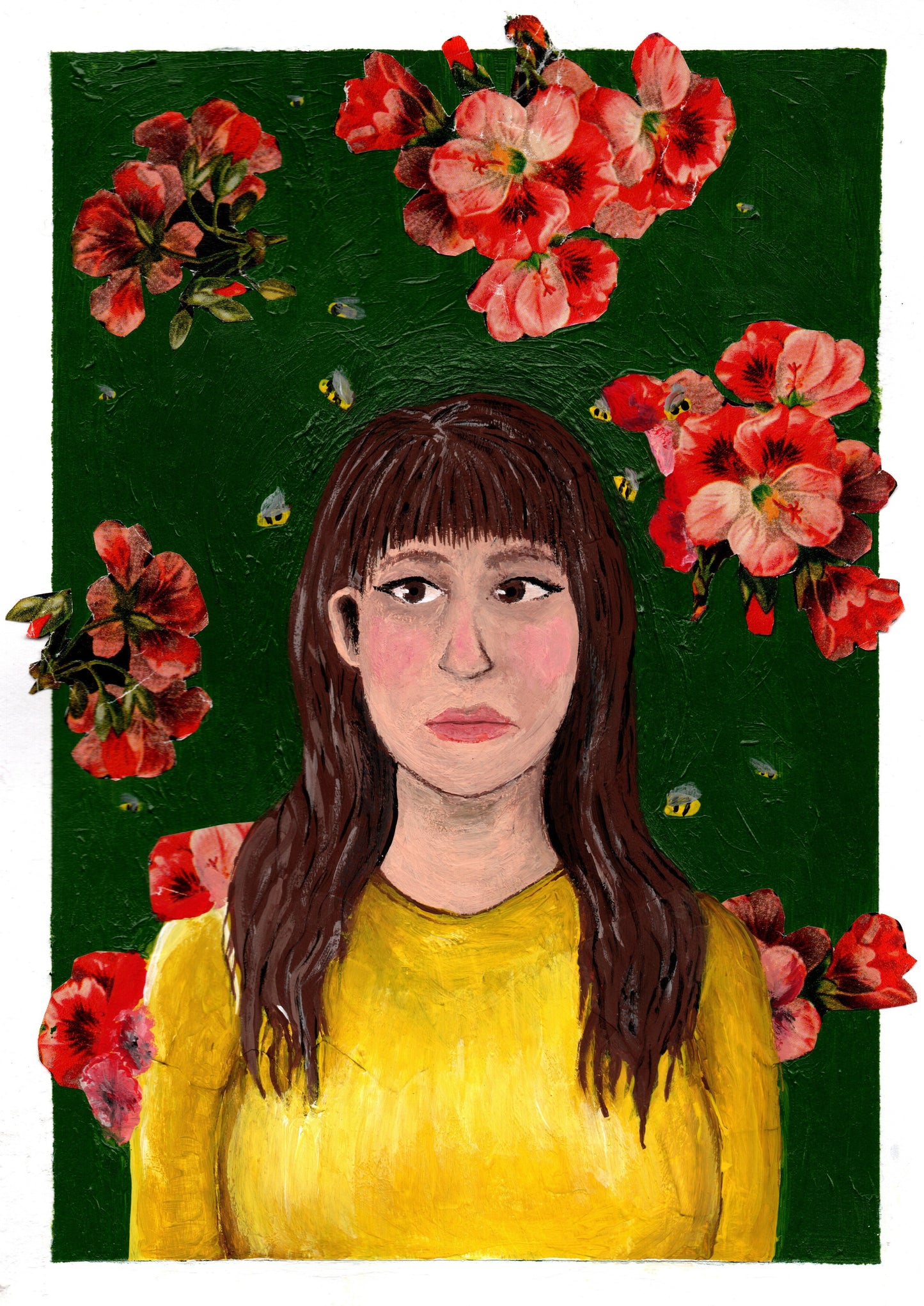 Buzzing Bees (Originalkunstwerk)