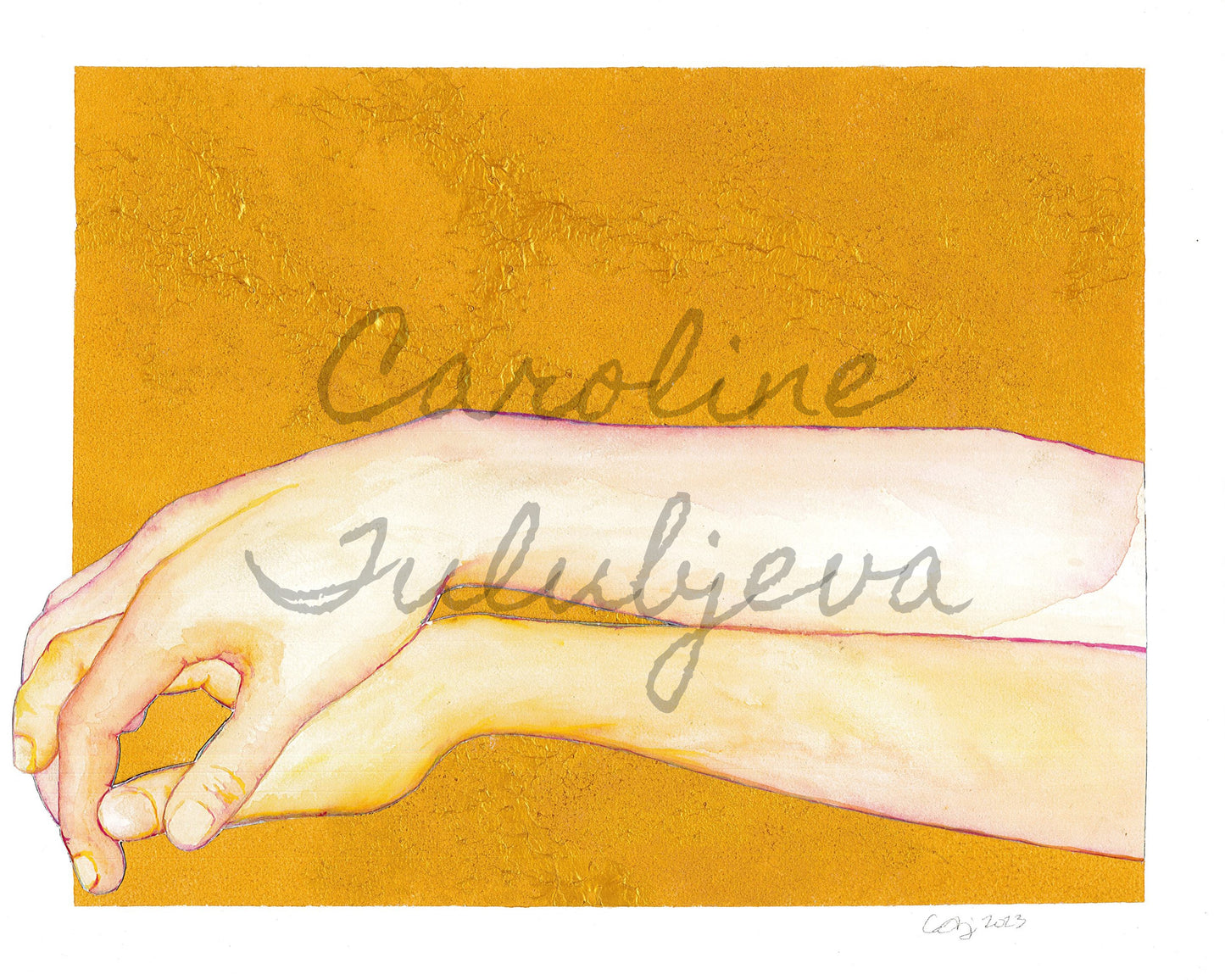 Intimate Hands (Kunstdruck)