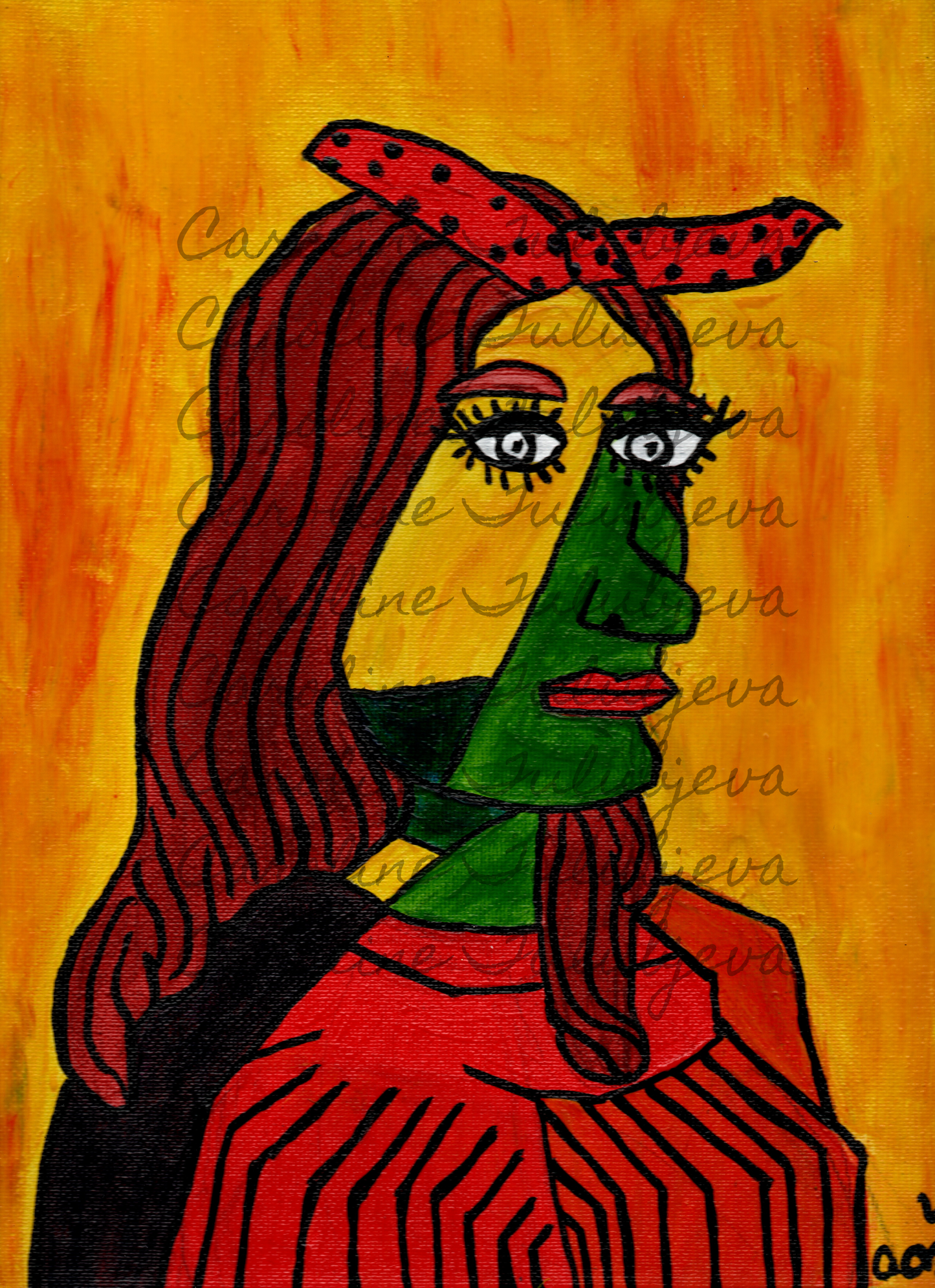 Bright Self-Portrait (Originalkunstwerk)